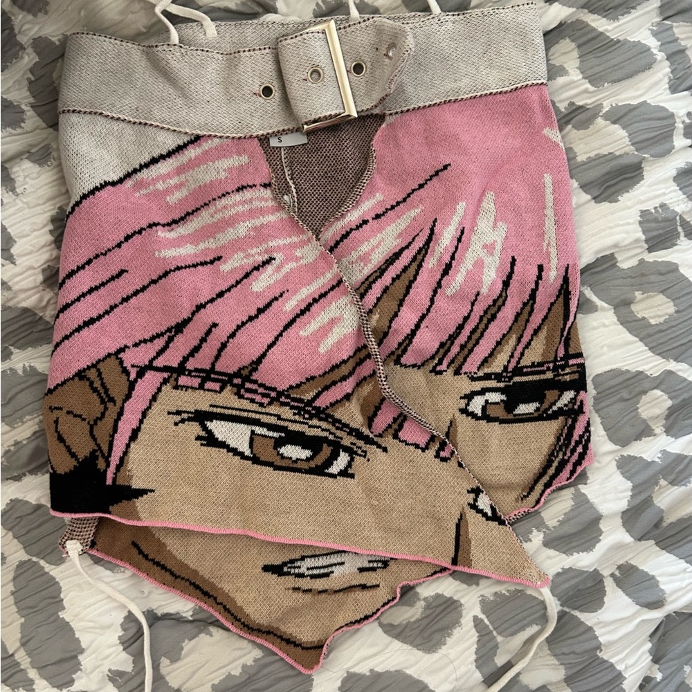 1XBLUE SSENSE EXCLUSIVE BLUE ANIME TANK TOP